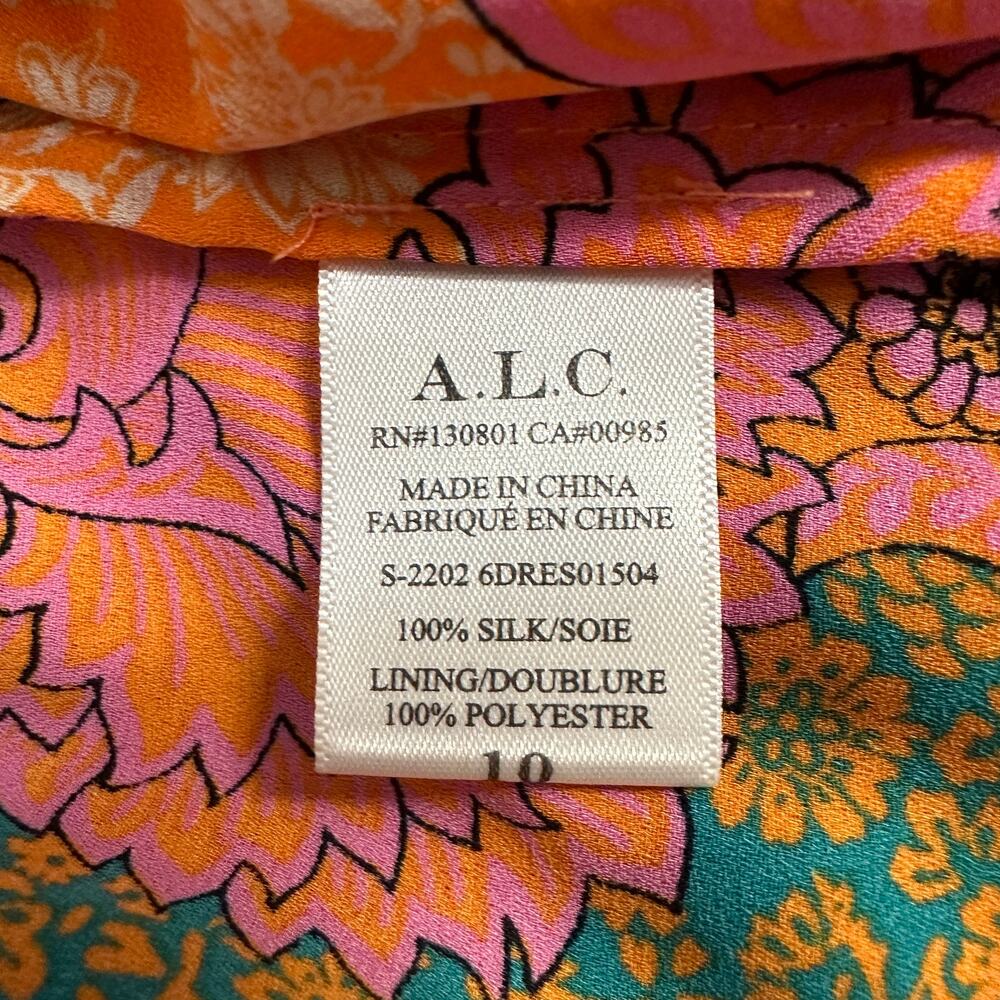 NEW ALC Floral Cutout Mini Dress - Picture 8 of 9